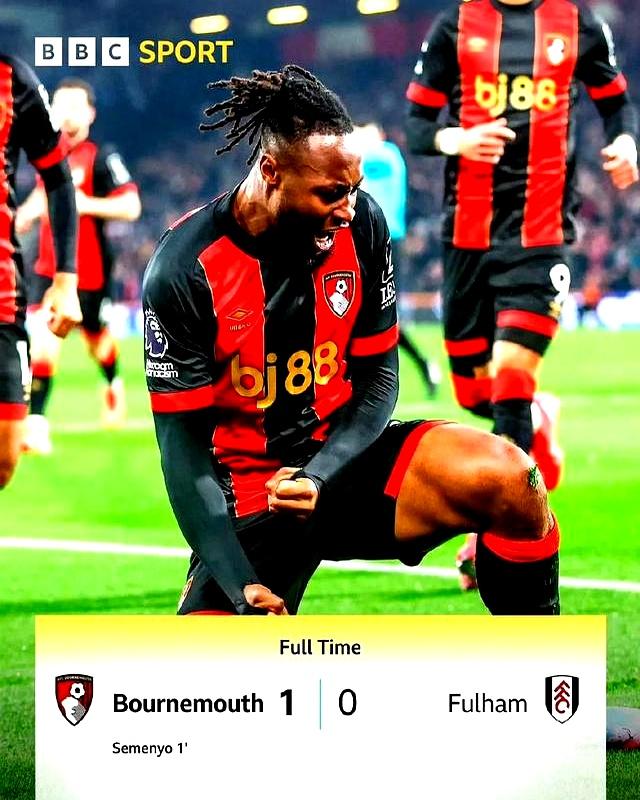 伯恩茅斯客场大胜，提前锁定胜利