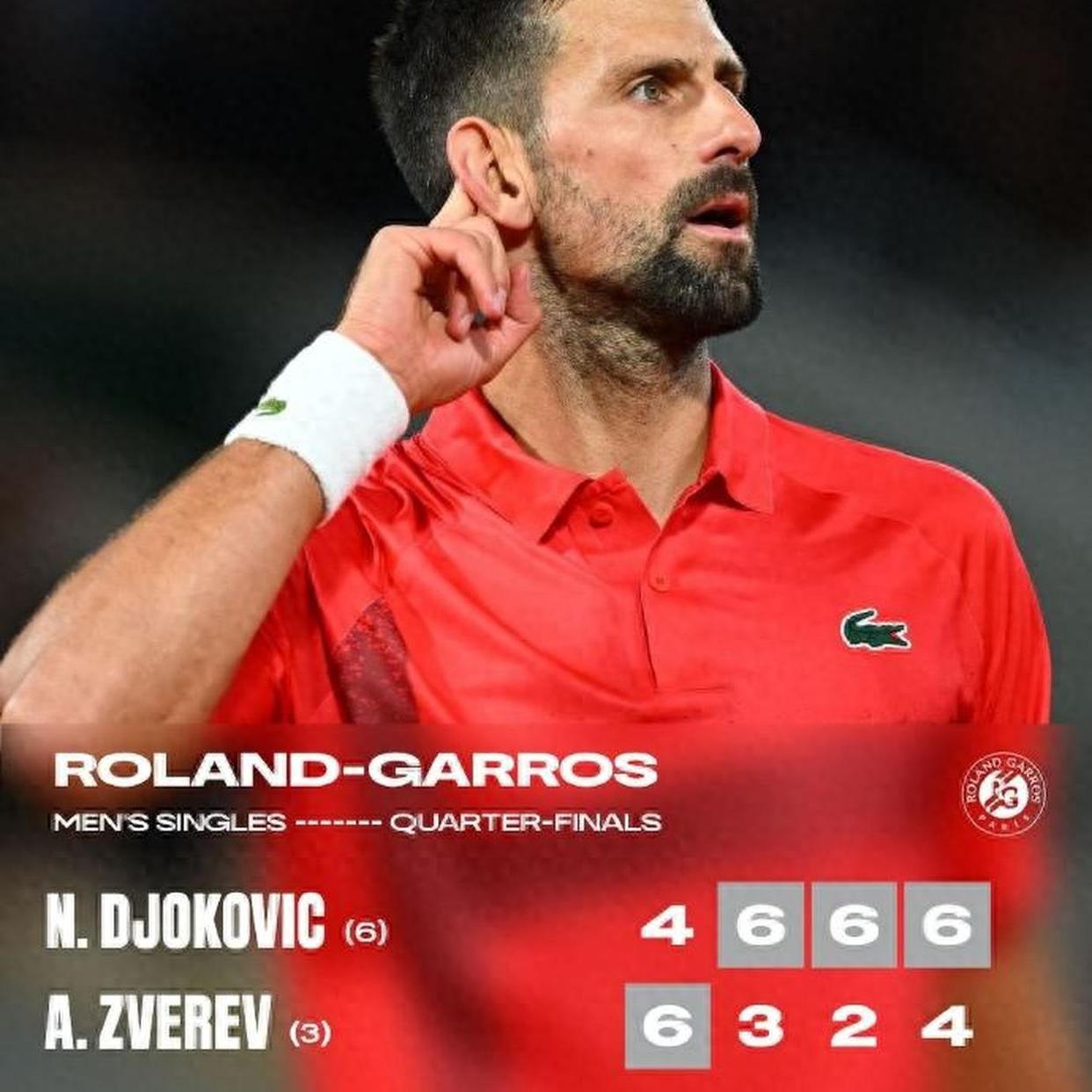 年终总决赛绝杀法网,德约科维奇统治全场 年终总决赛绝杀法网,德约科维奇统治全场